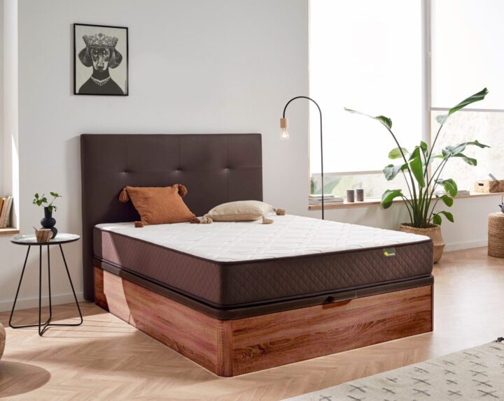 Pack Colchón Visco Gel + Canapé Cerezo